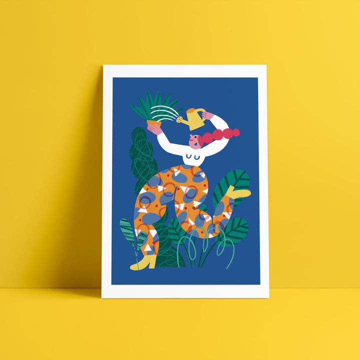 Watering the Plants print