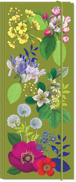 Floral Hardcover Folio List Pad