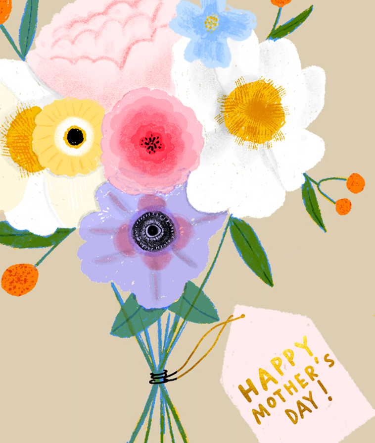 Bouquet Mother's Day card