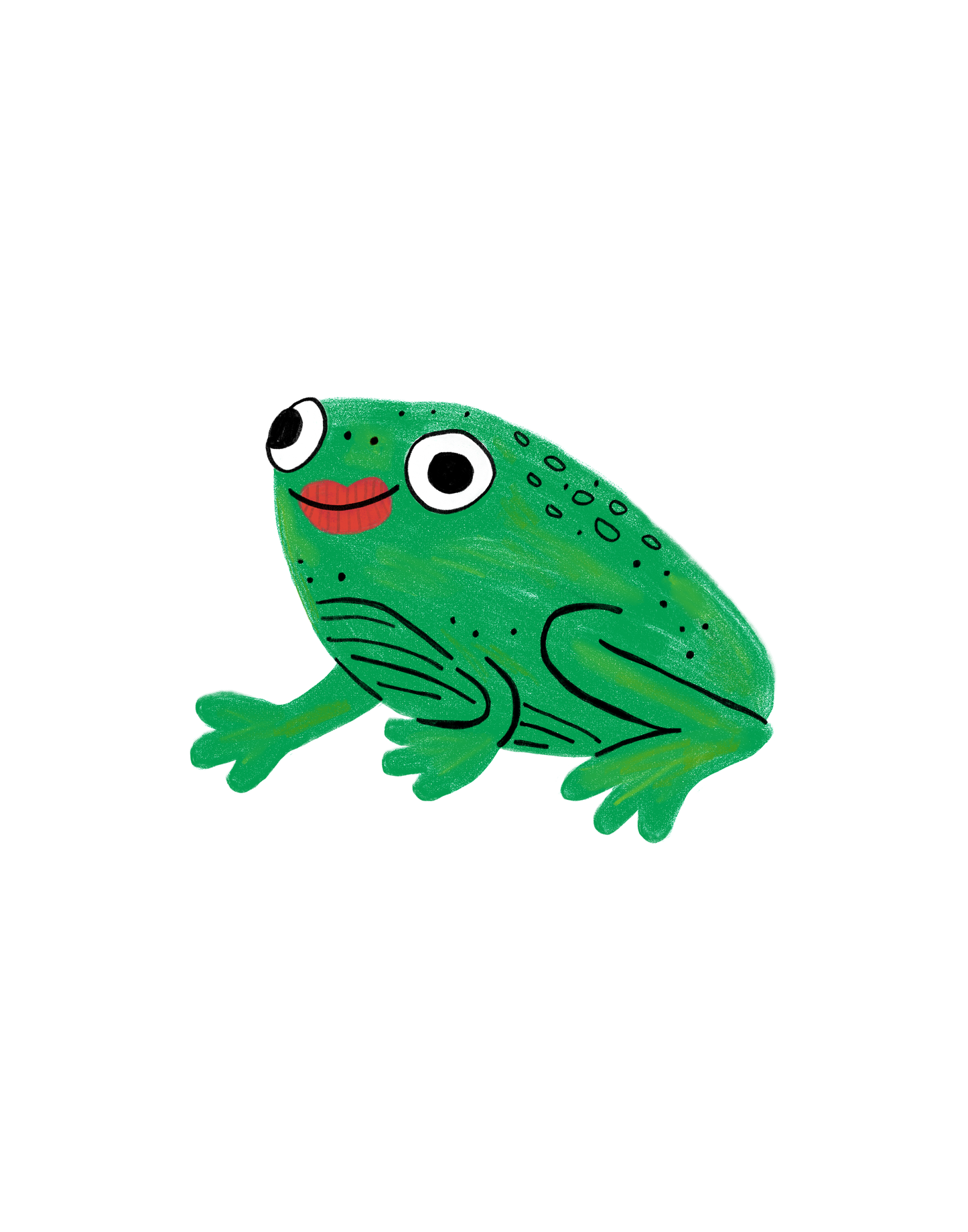 Frog Mama print