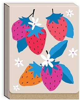 Strawberries Pocket Notepad