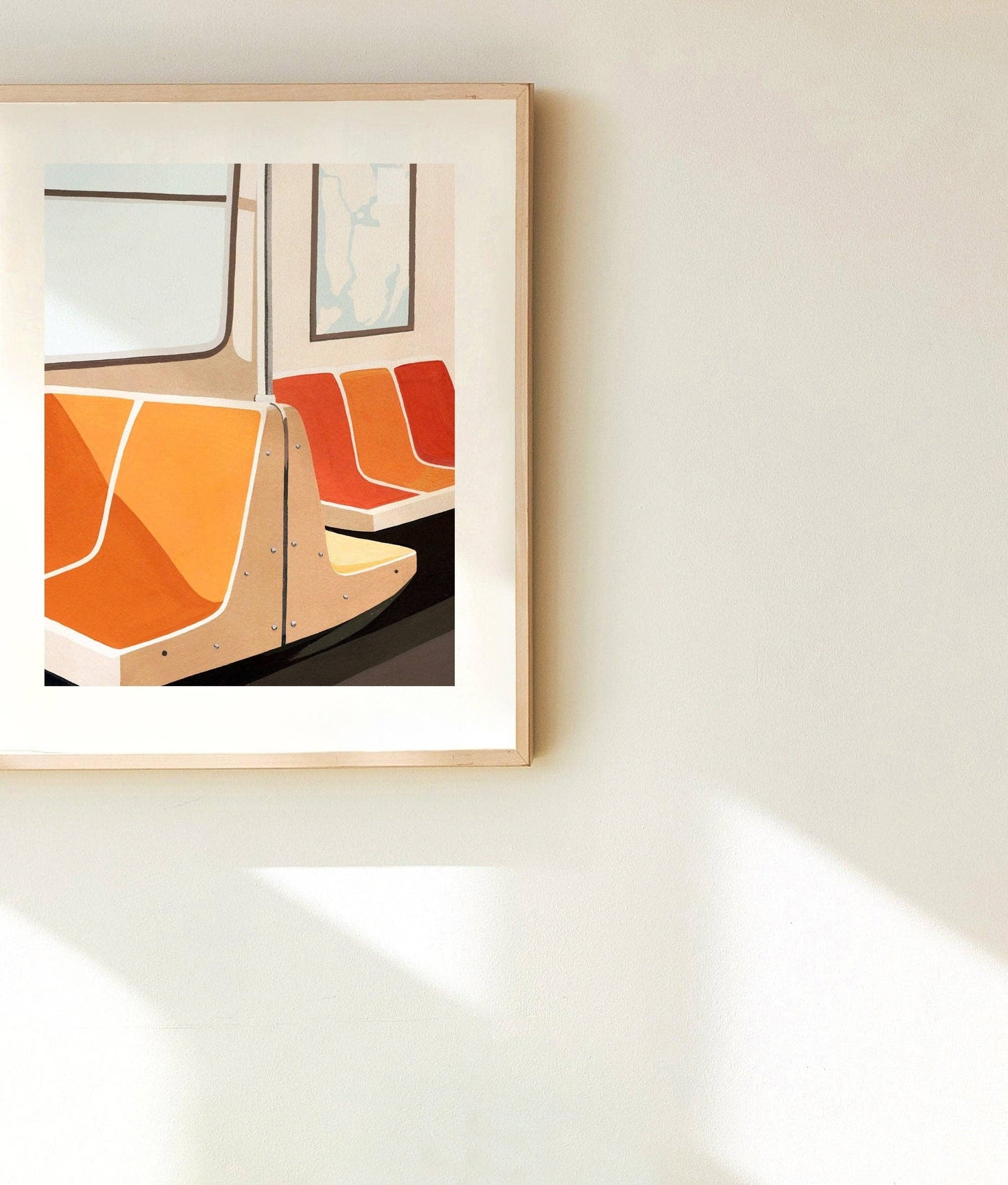 NYC Subway Seats Print