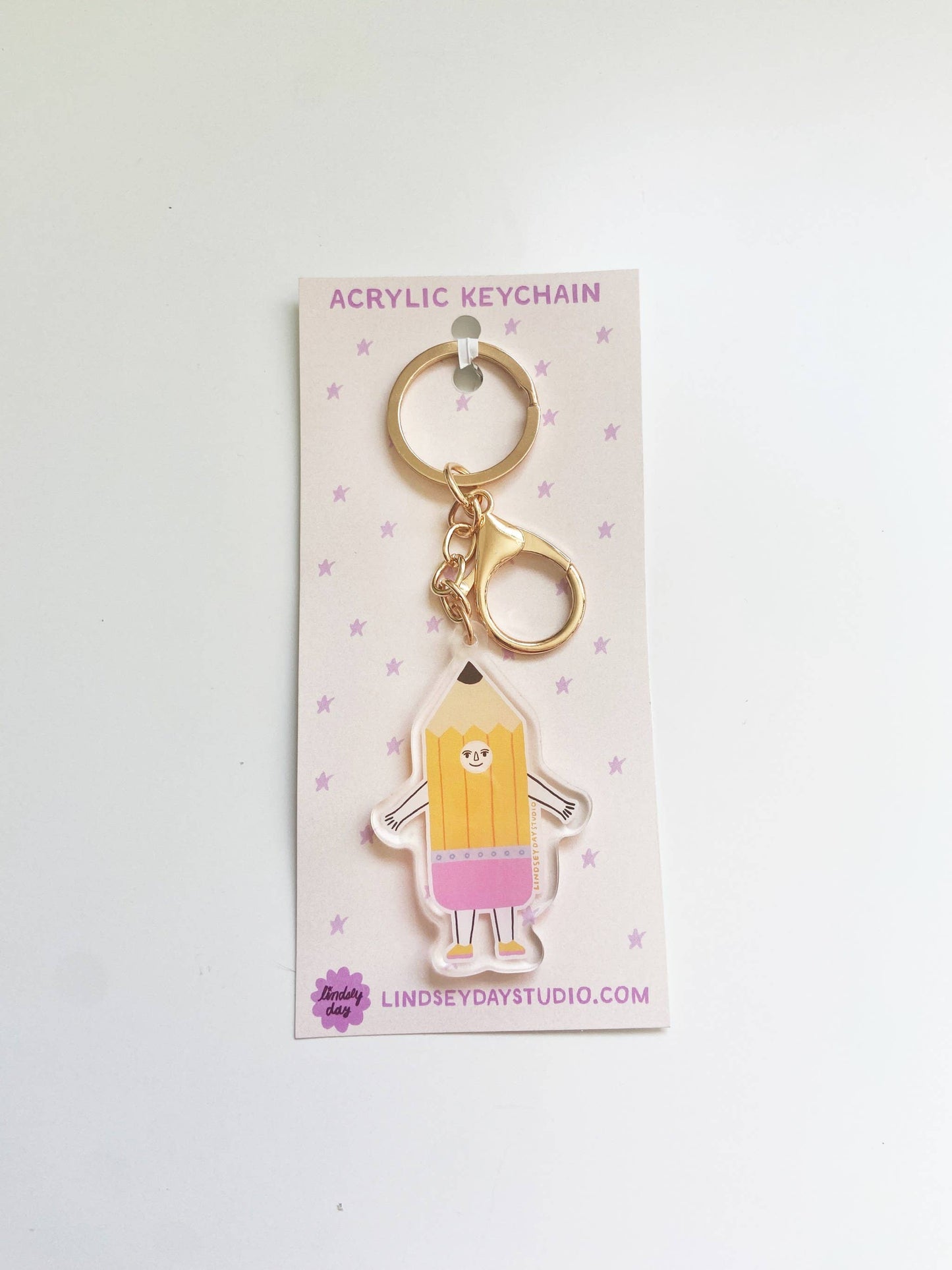 Pencil Friend Keychain