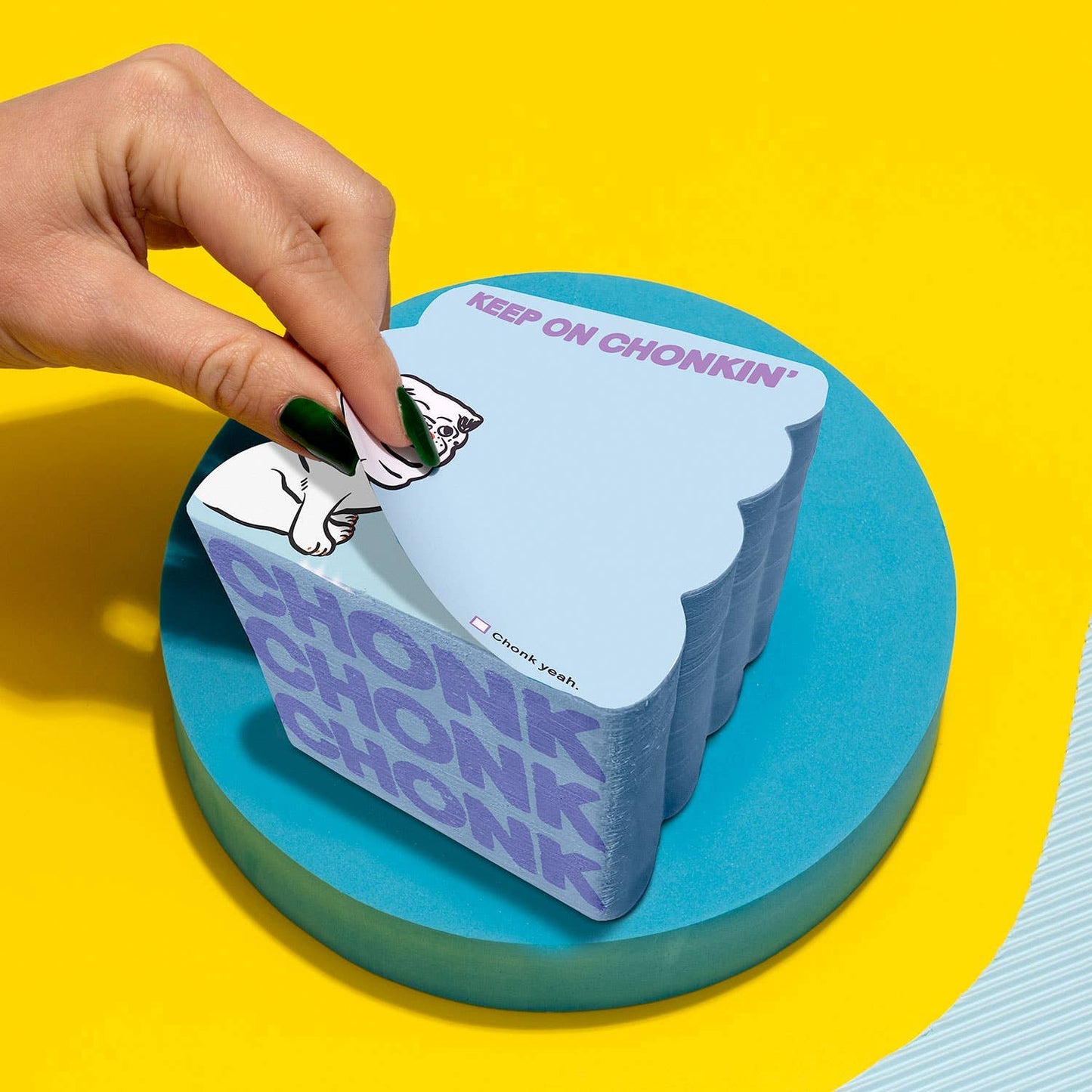 Keep On Chonkin’ Chonky Note Cube