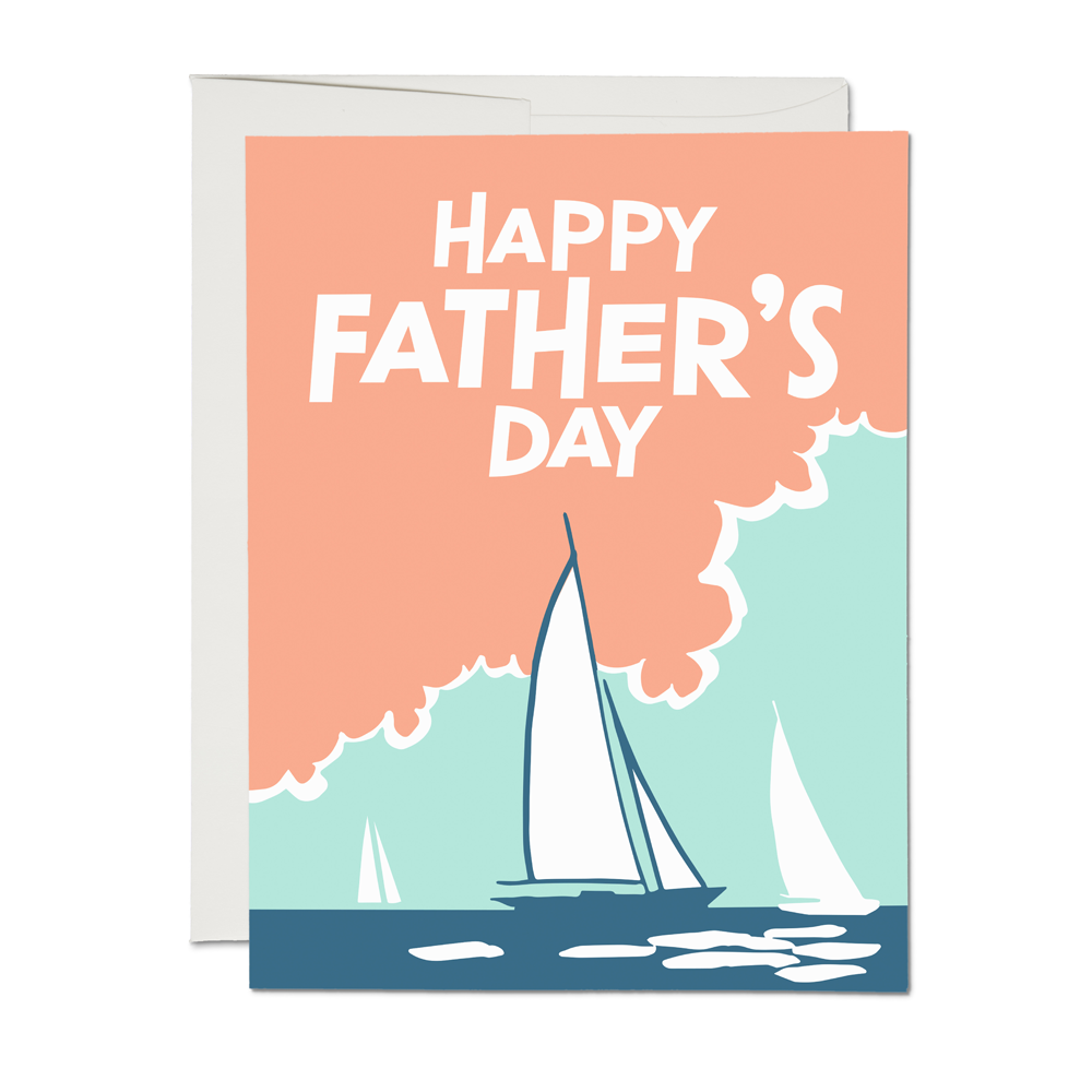 Sailing Father's Day card