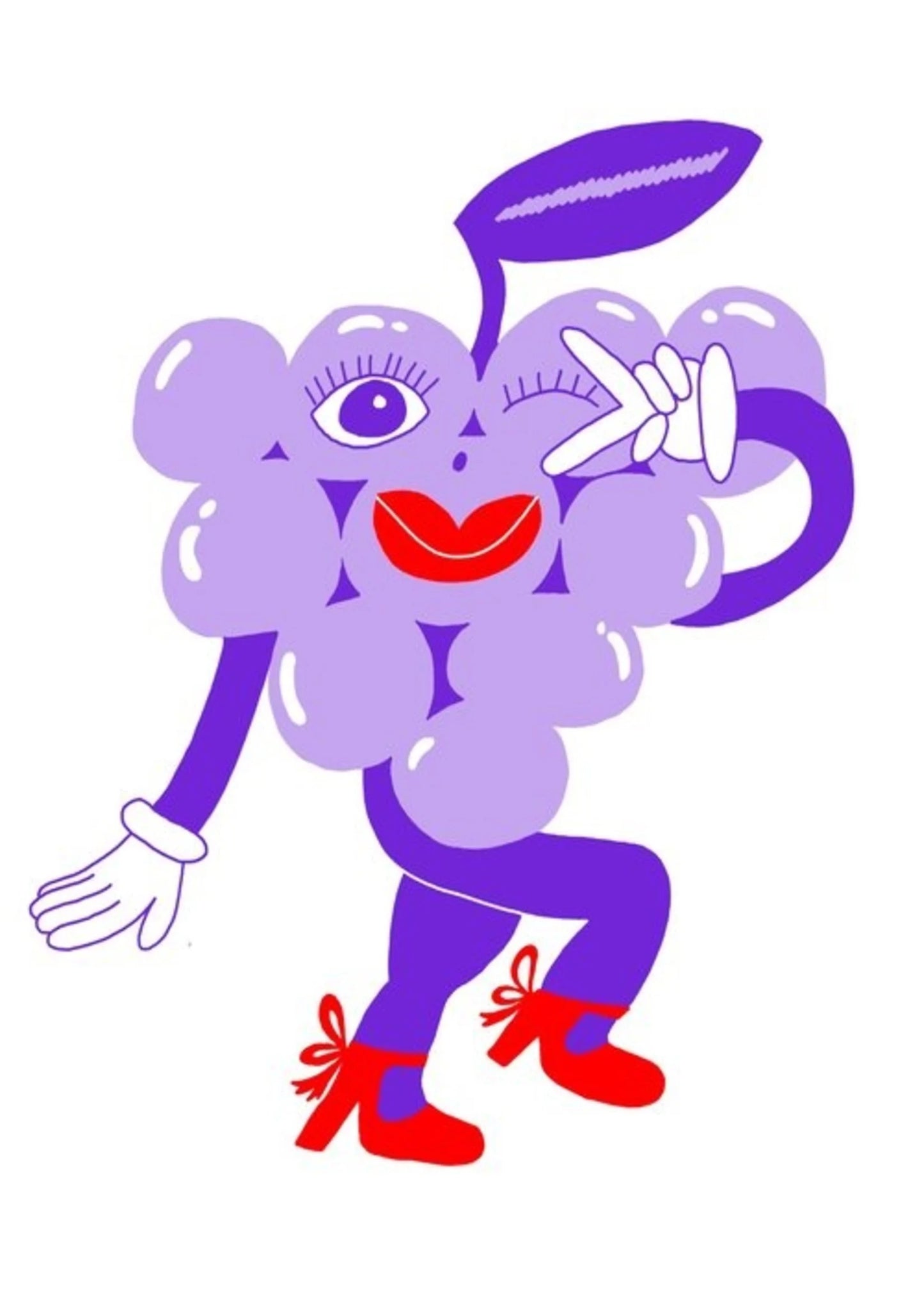 Funky Grape 8.5x11"