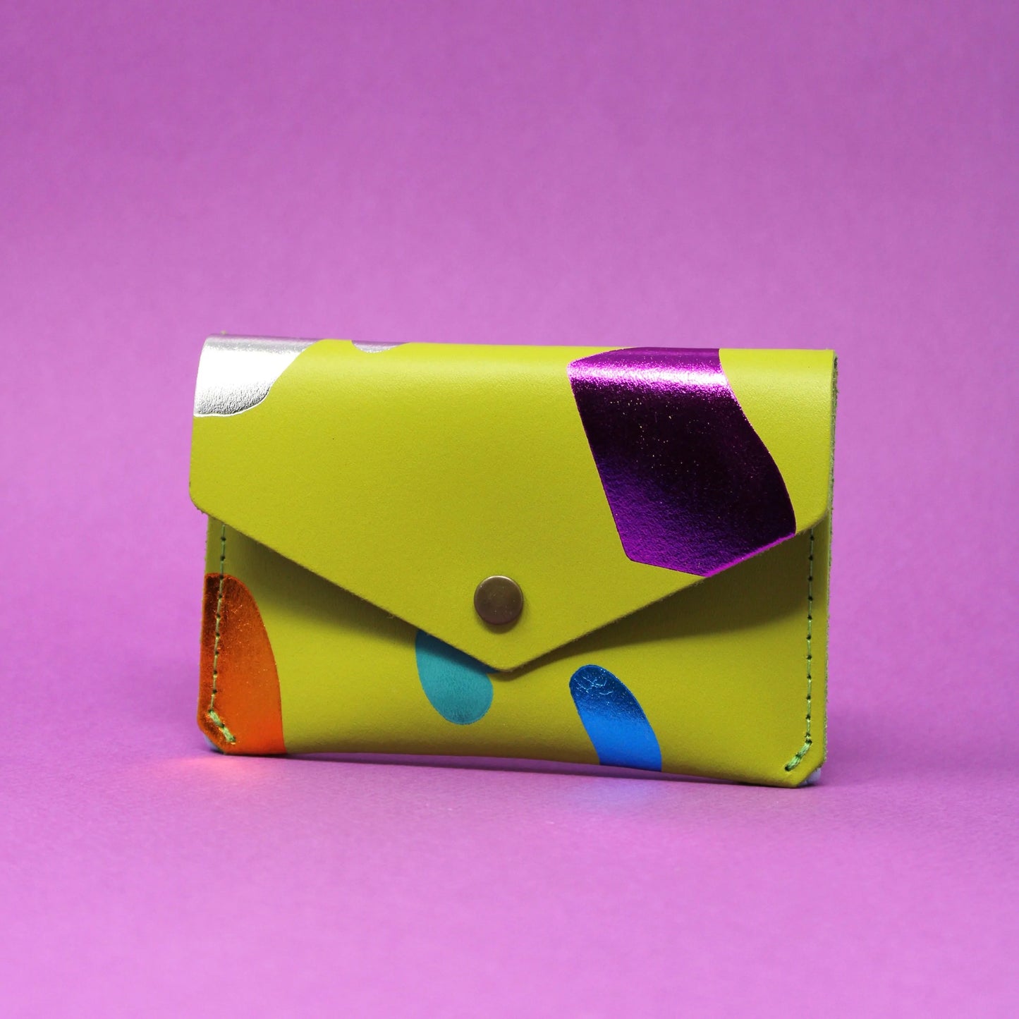 Abstract Popper Purse