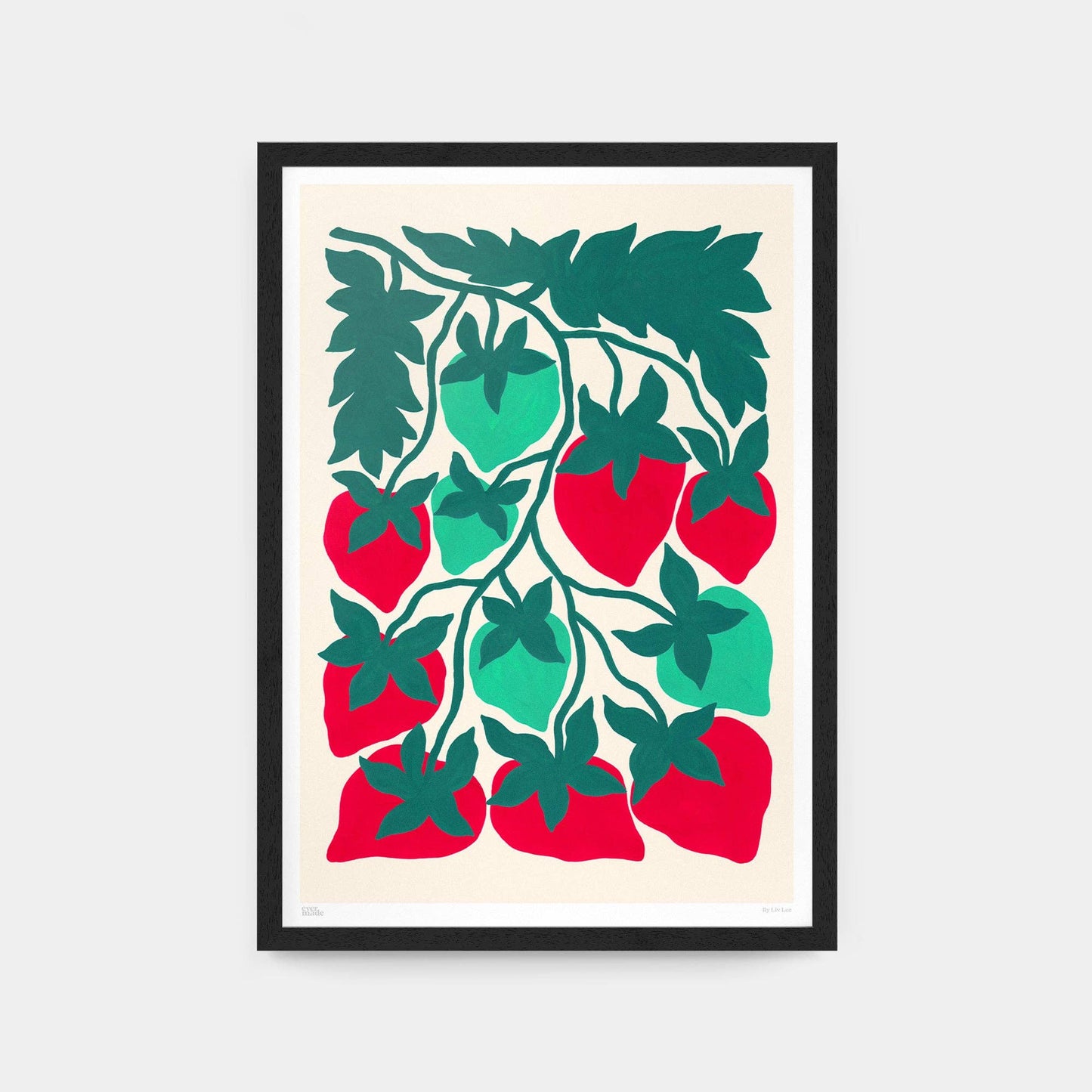 Strawberries print