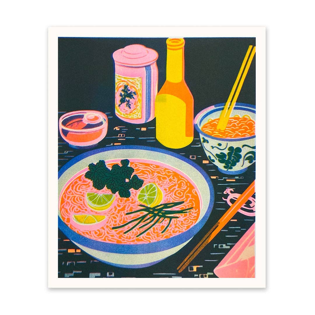 Black Ramen print