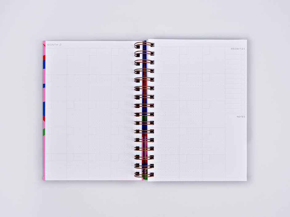 Capri Hardcover Undated Weekly Planner