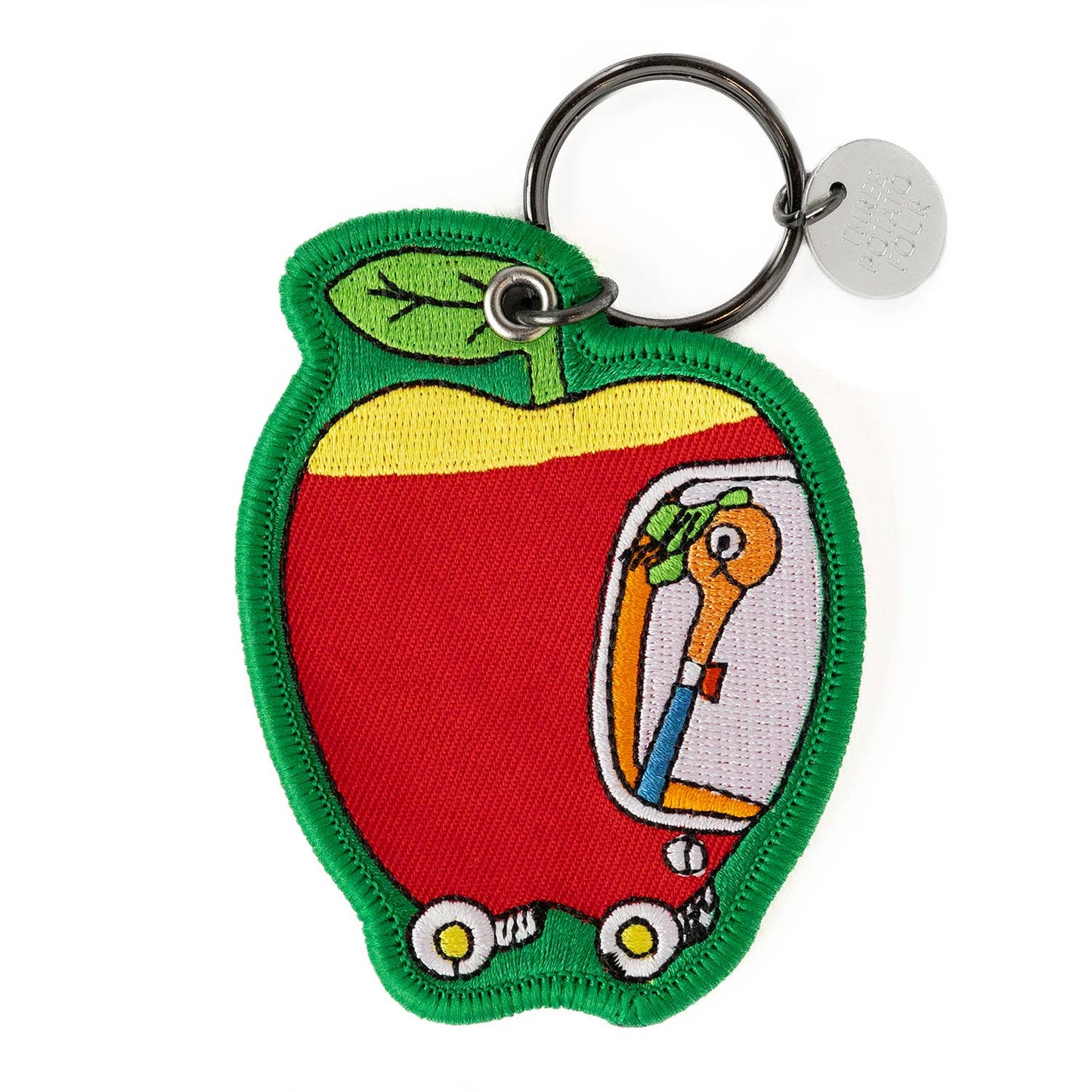Richard Scarry Apple Car Keychain
