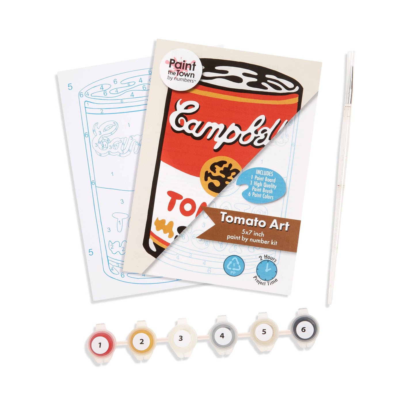 Tomato Soup Can Paint by Number Kit