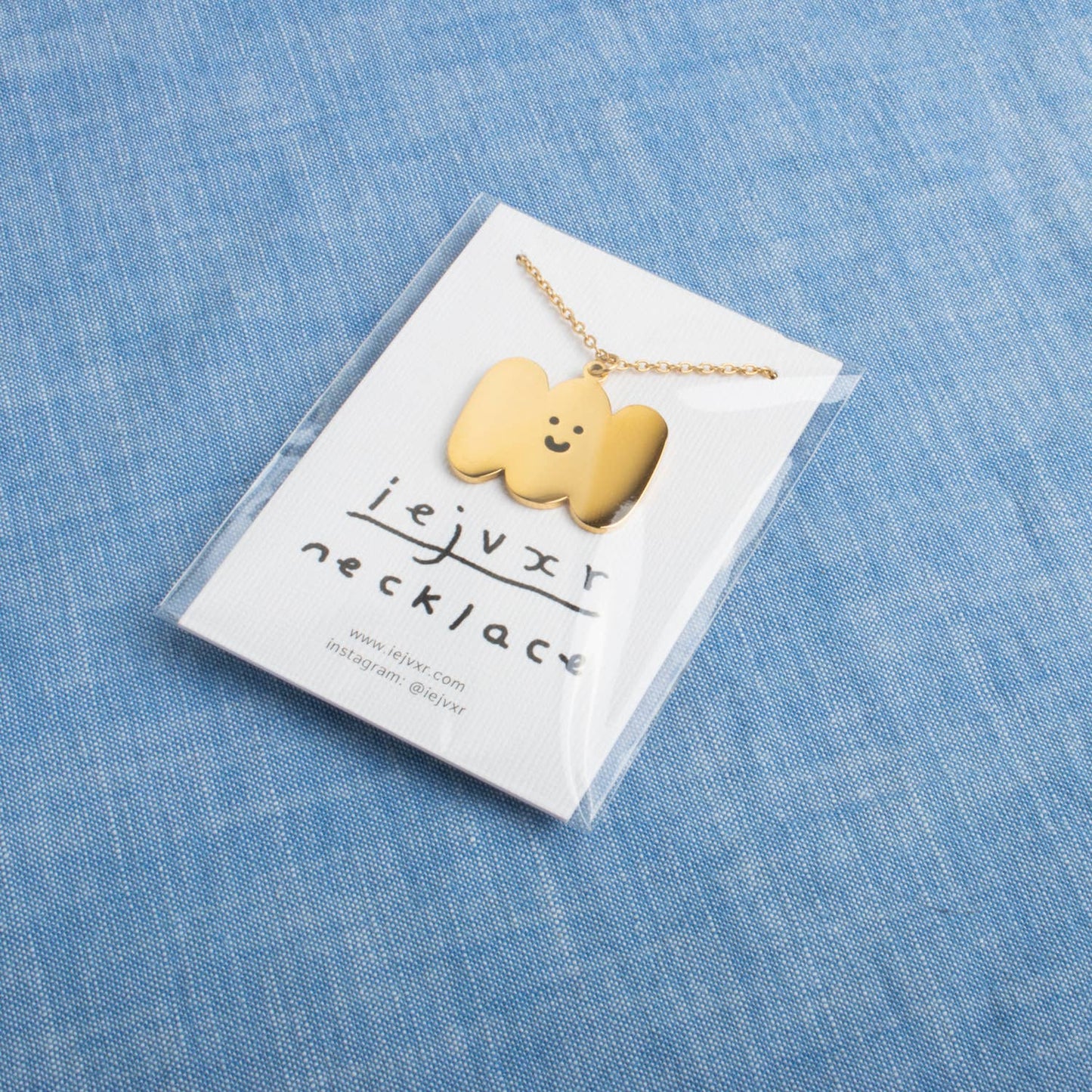 Happy Sad Cloud Necklace