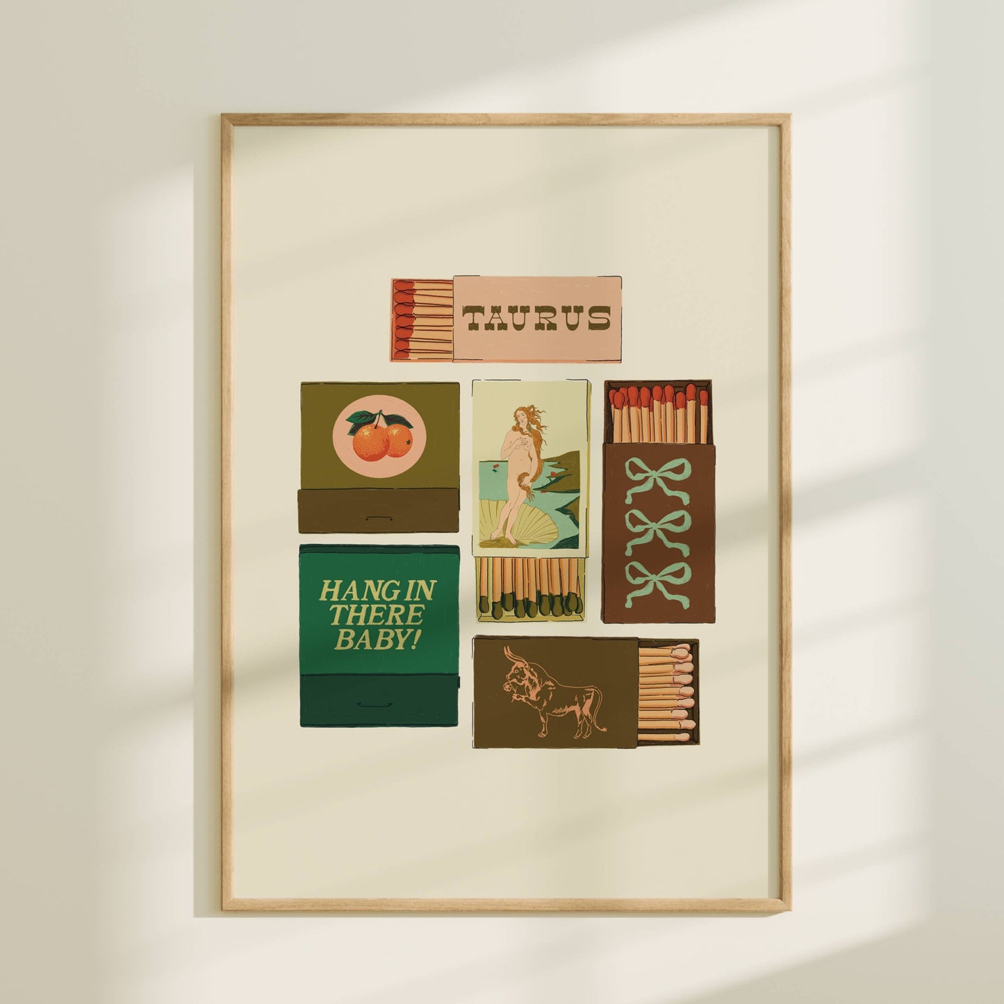 Taurus Matchbook print