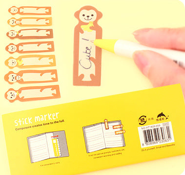 Monkey Page Marker Sticky Notes