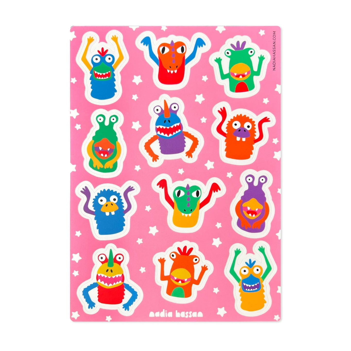 Finger Monsters Sticker Sheet
