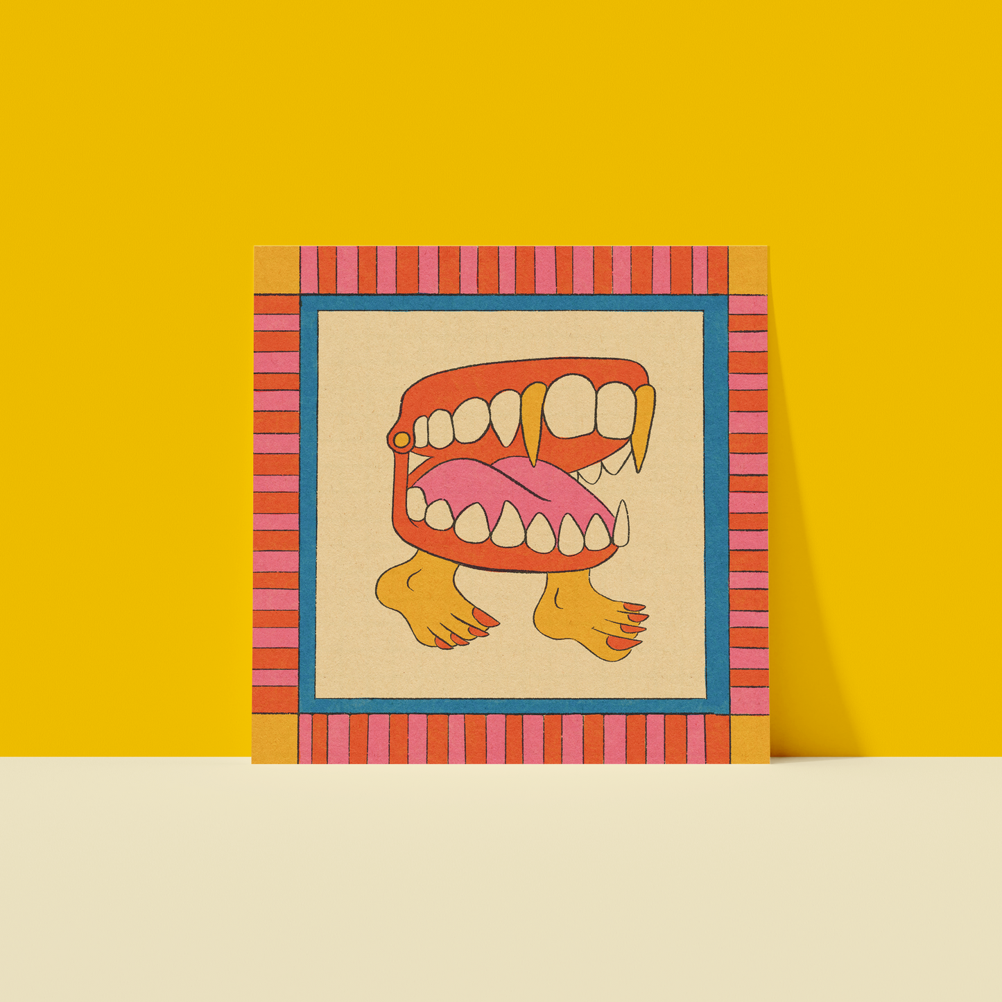 Demon Teeth mini print