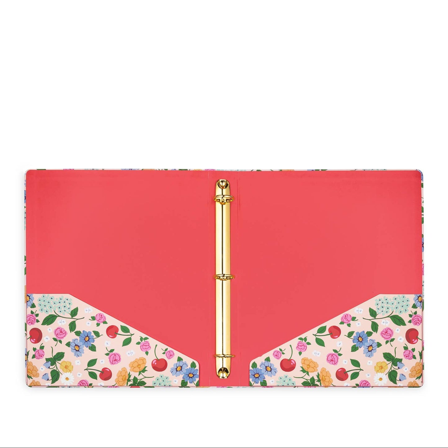 Flowers and Fruit Three Ring Binder