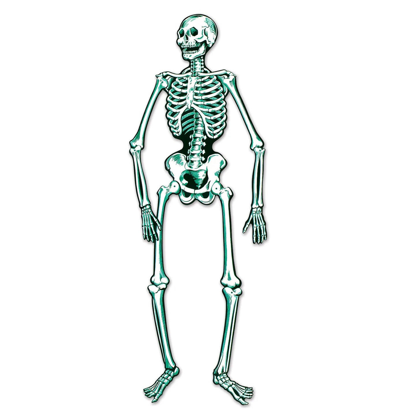 Beistle Large Jointed Paper Skeleton