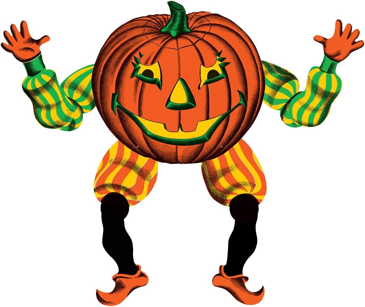 Beistle Jointed Pumpkin Goblin