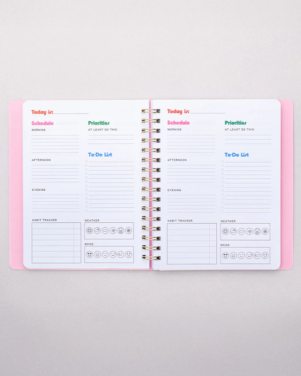 Blue Floral To-Do Planner