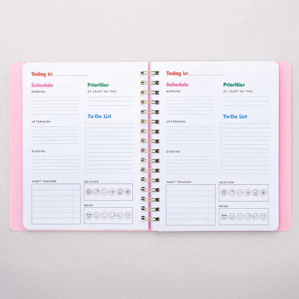 Blue Floral To-Do Planner