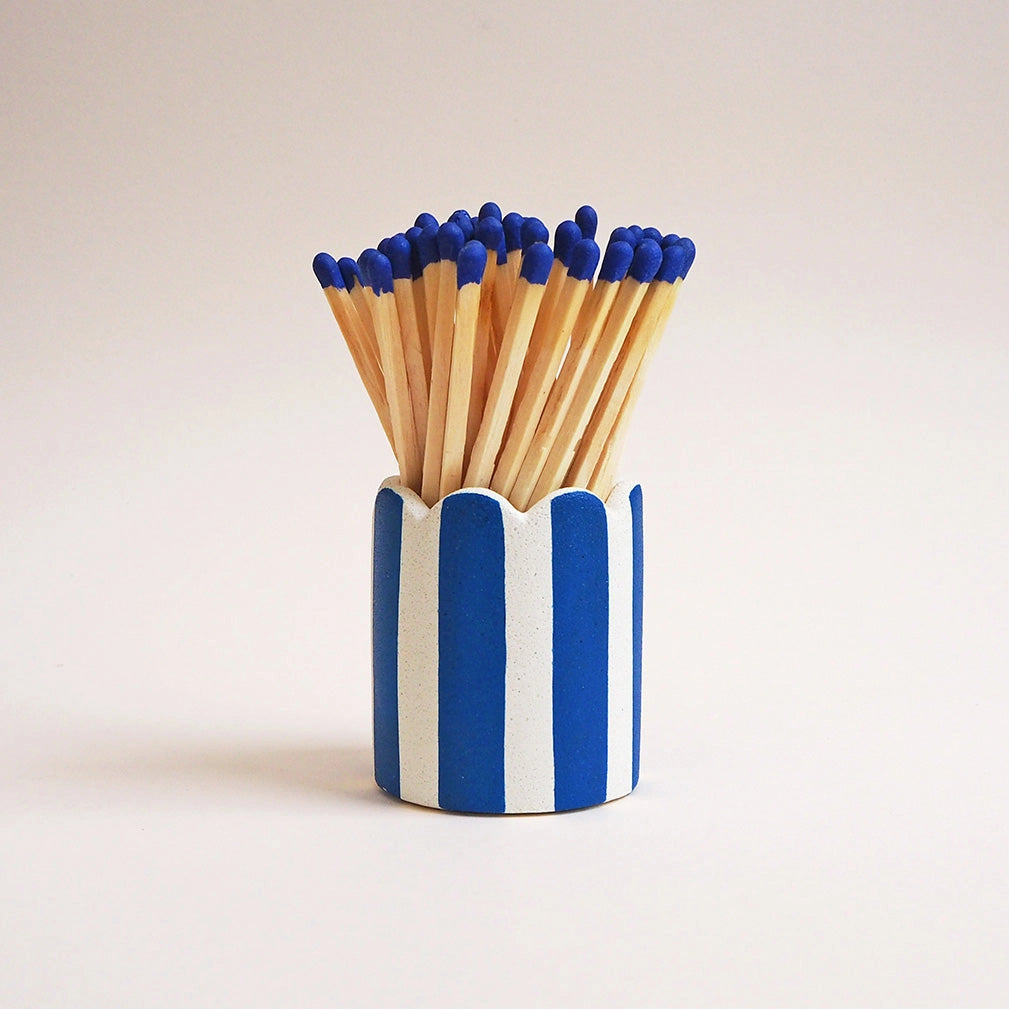Stripe Match Stick Holders