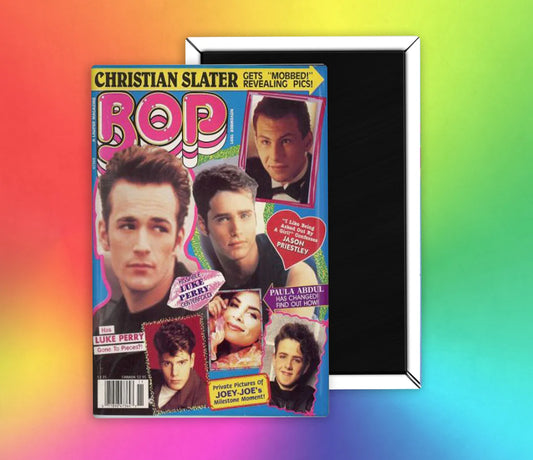 Bop Magazine Luke Perry Magnet