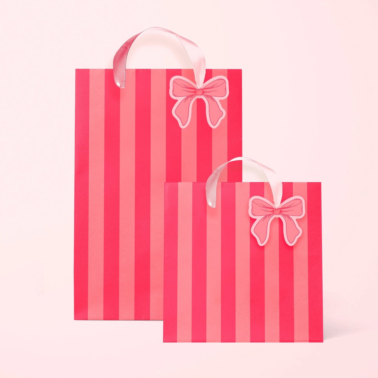 Bow and Stripes Gift Bag