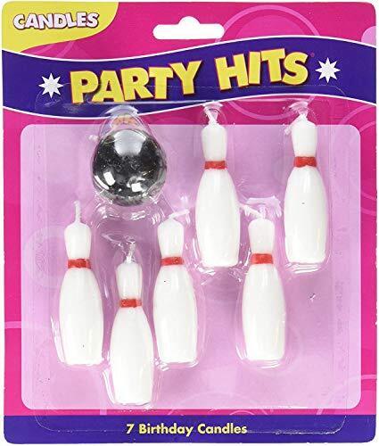 Bowling Pin Party Candles Set