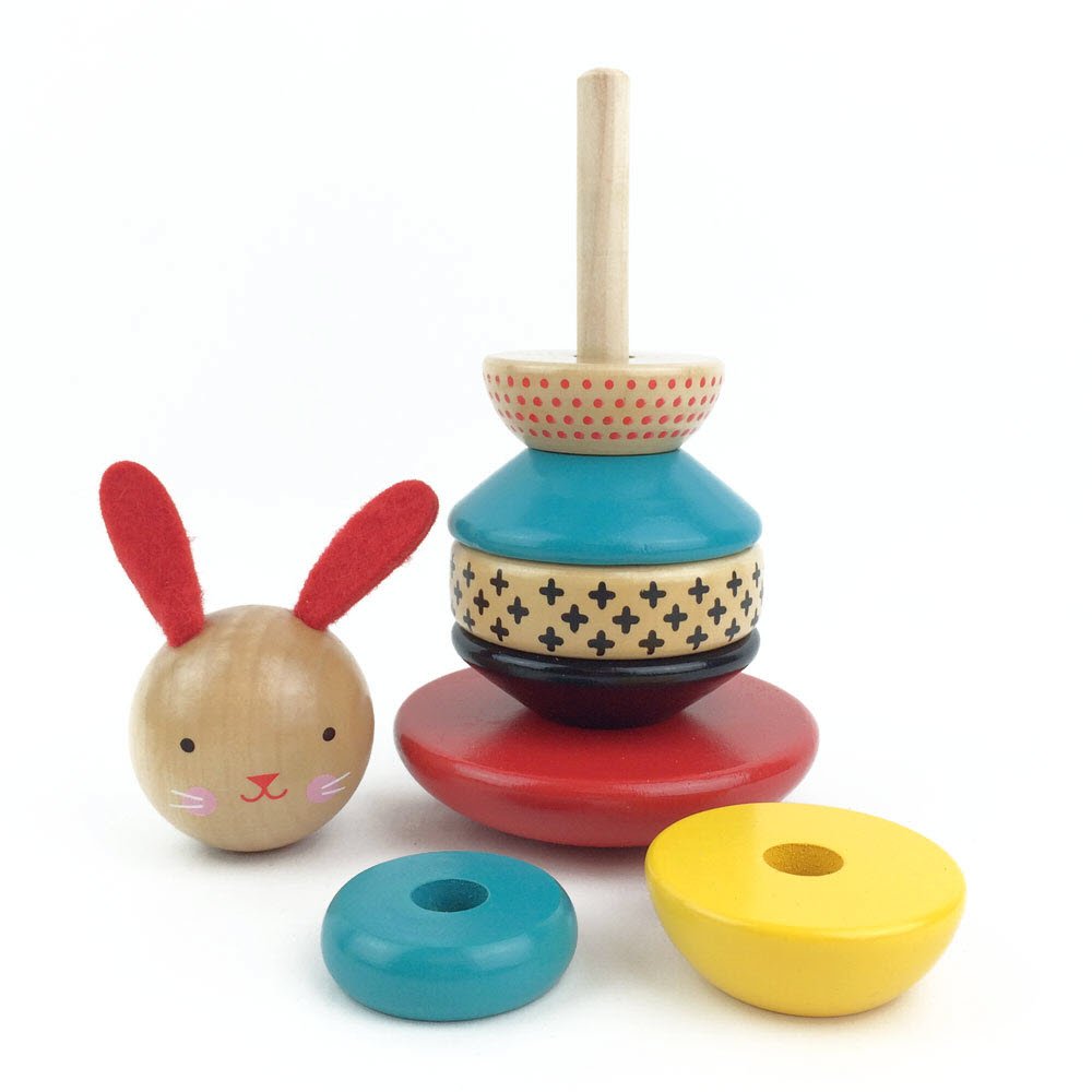 Rabbit Wooden Stacking Toy