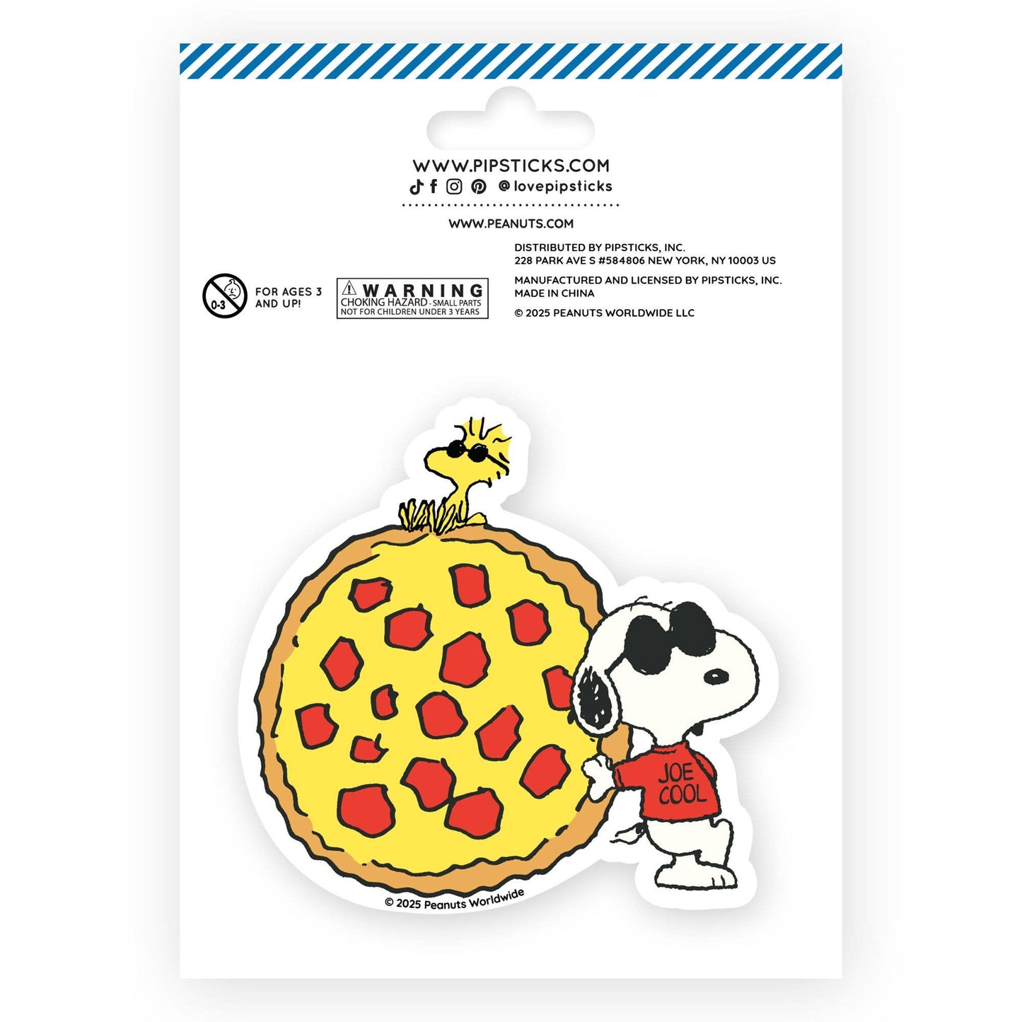 Peanuts Hot Pizza Scratch 'n Sniff stickers