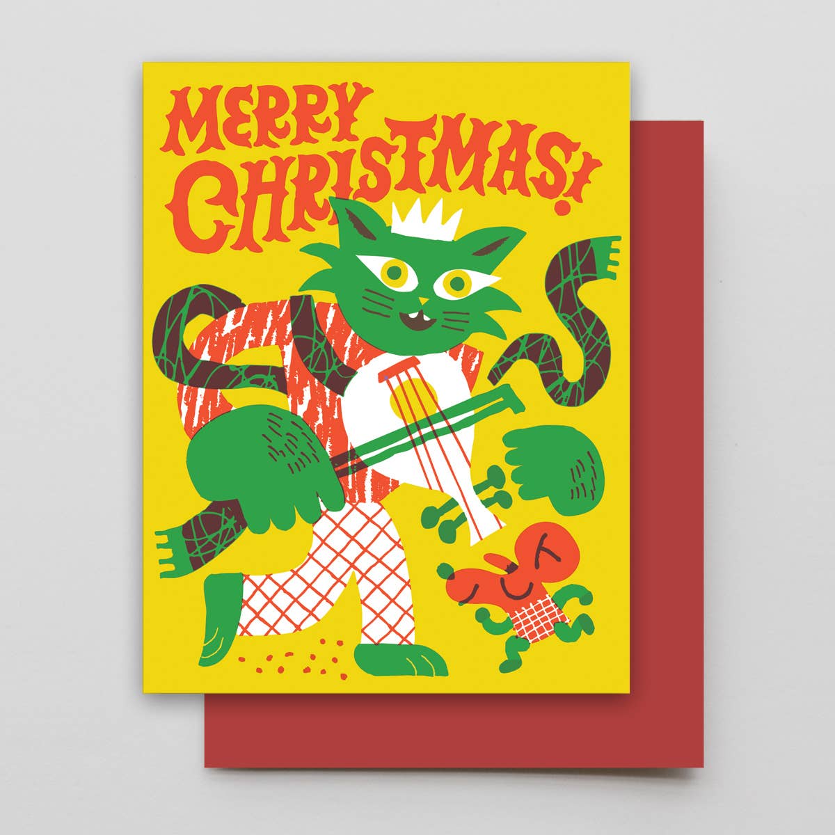 Jive Cat Christmas card
