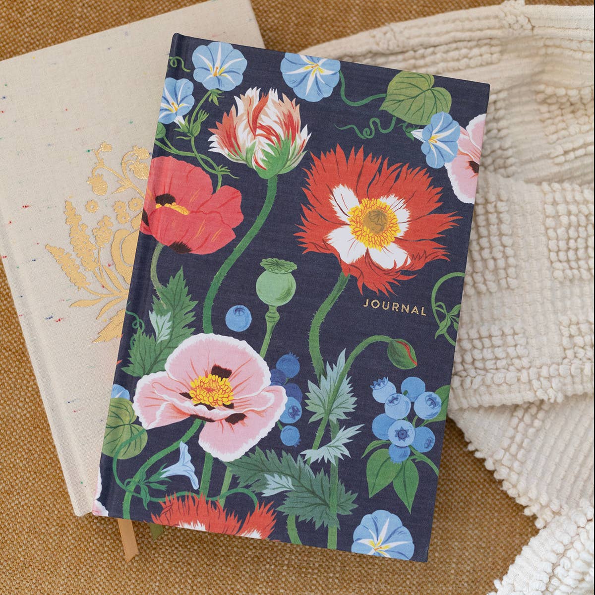 Poppy Garden Linen Bound Journal