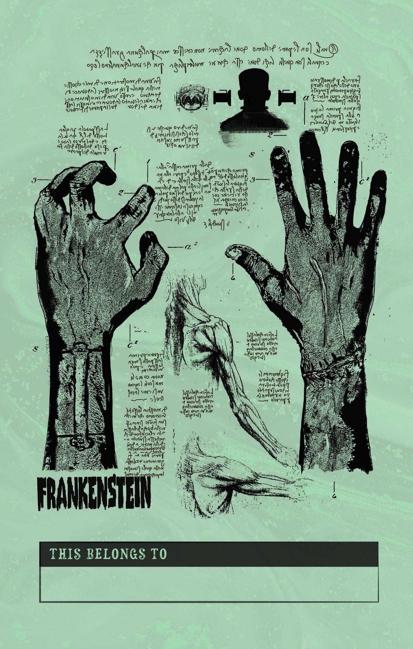 Frankenstein Glow in the Dark Journal