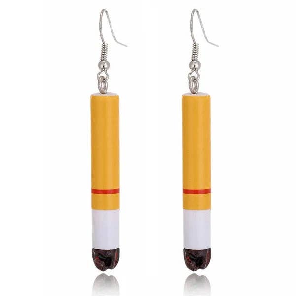 Cigarette Butt Earrings