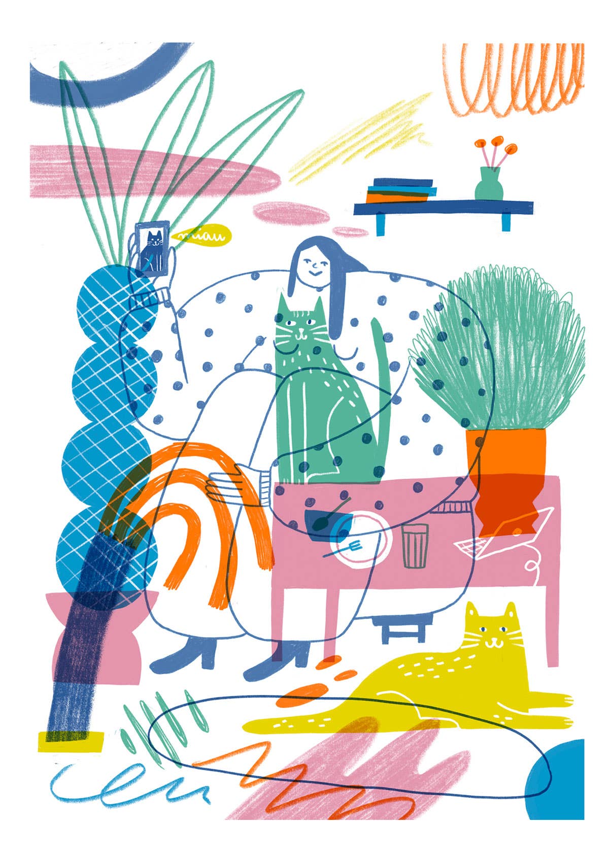 Facetime With Friends print