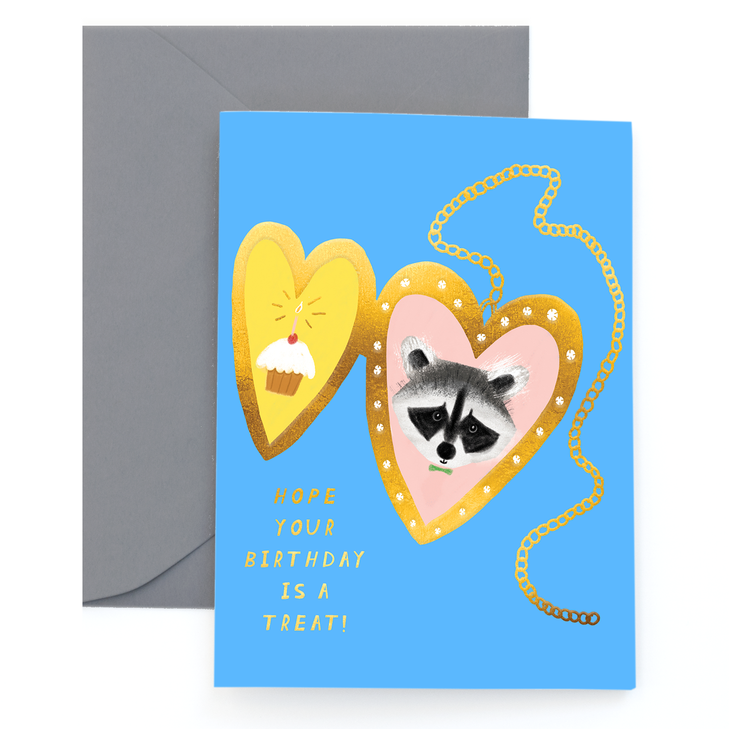 Raccoon Pal Birthday card