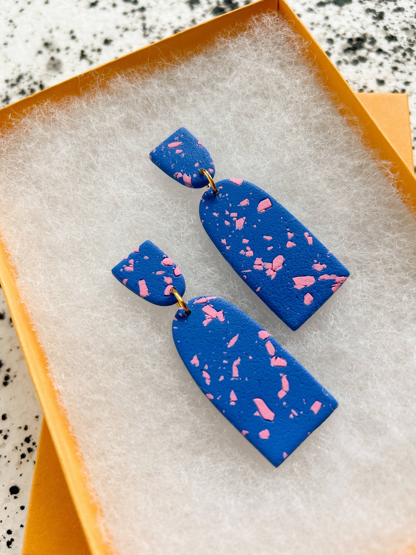 Midnight Speckle Earrings