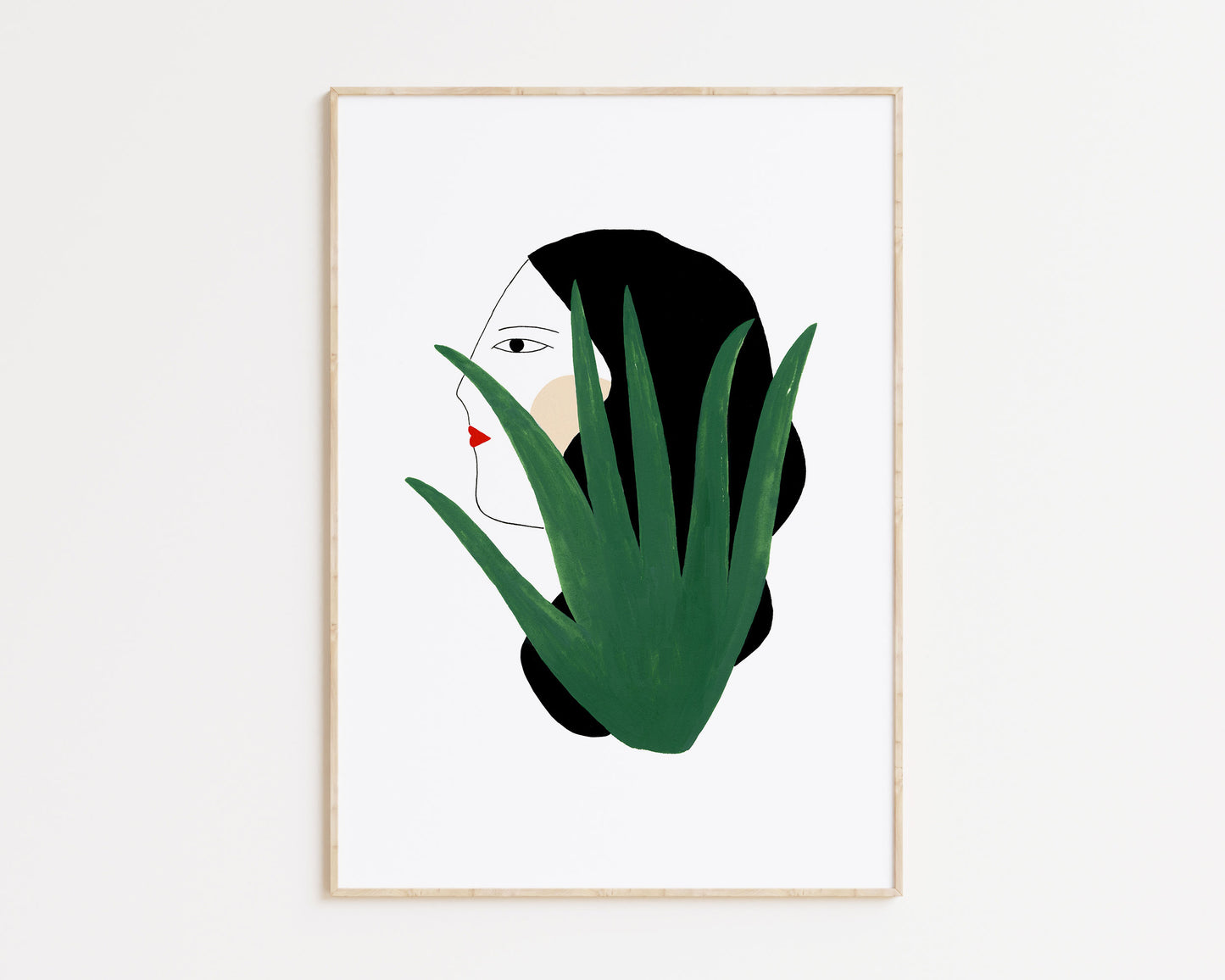 Cactus Woman 13x19″
