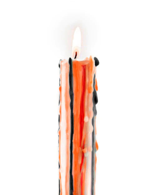 Halloween Multicolor Drip Taper Candles (Pack of 2)