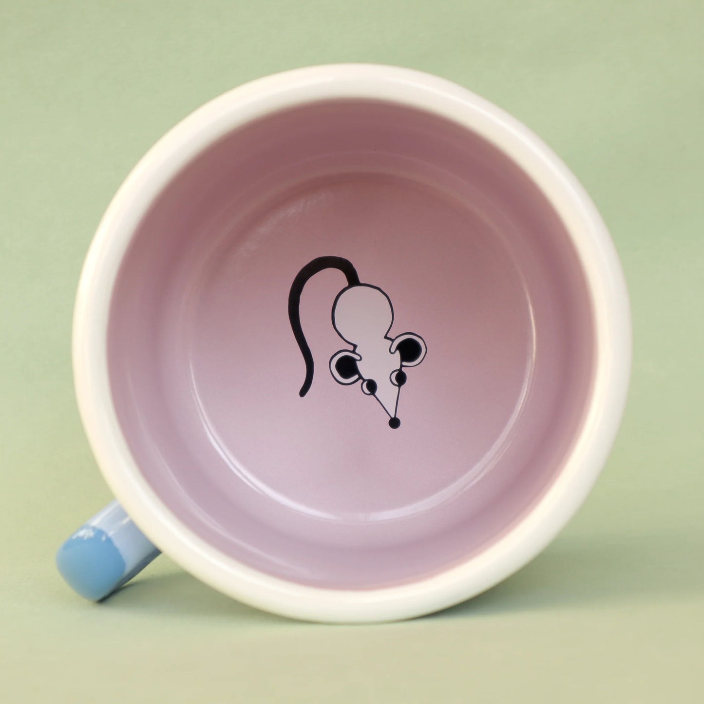 Cat Enamel Mug