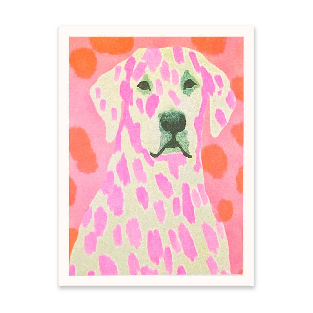 Neon Dalmatian print