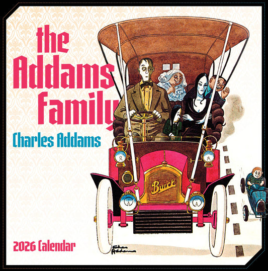 2026 The Addams Family Wall Calendar