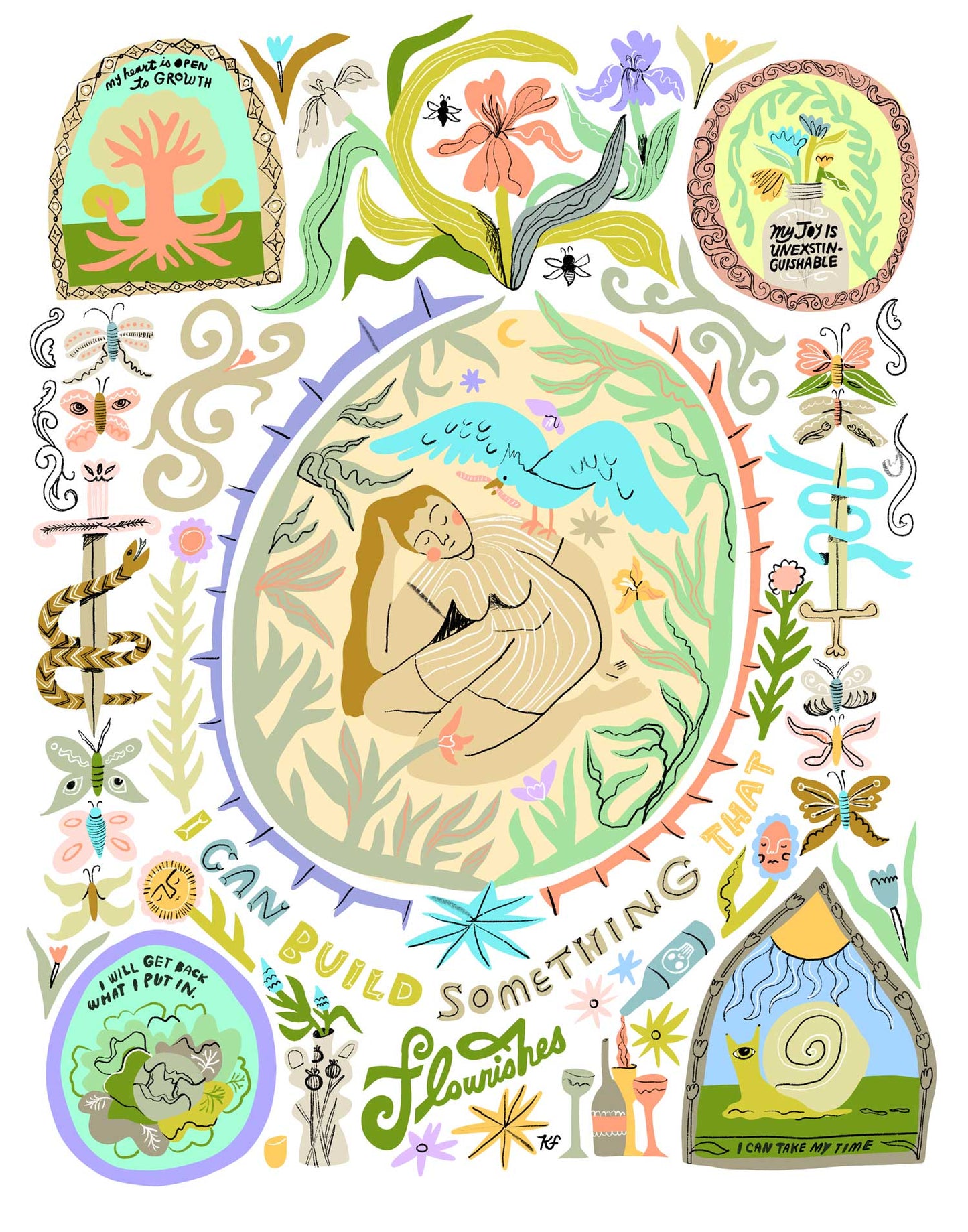 Flourish print