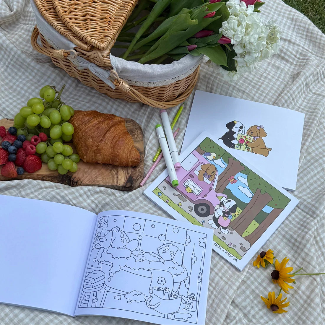 Chloe and Maisy Coloring Book