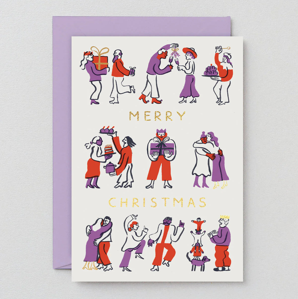 Christmas Gathering card