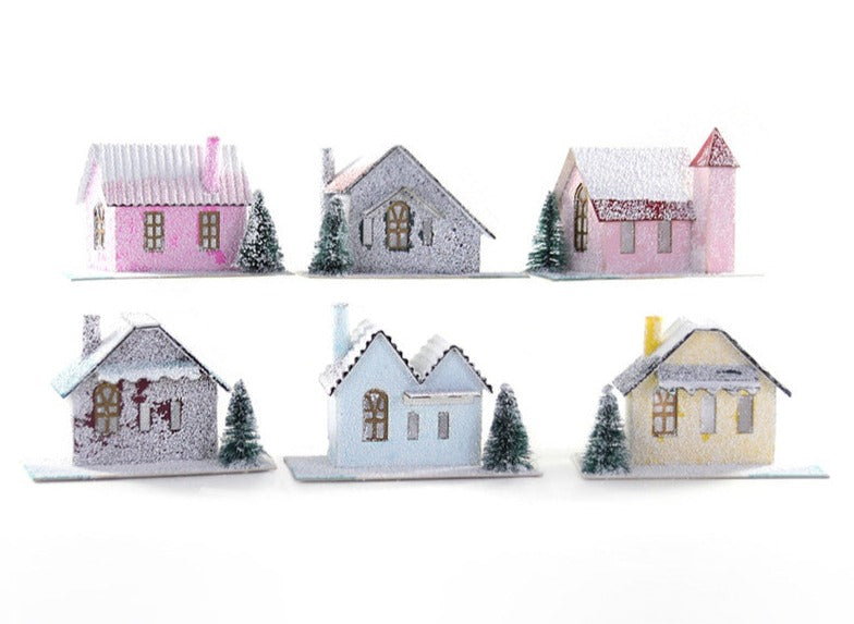 Snowy Christmas Village House