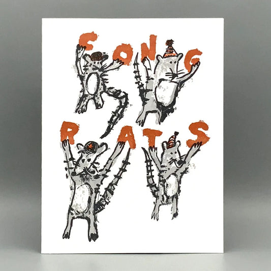 Congrats Rats card