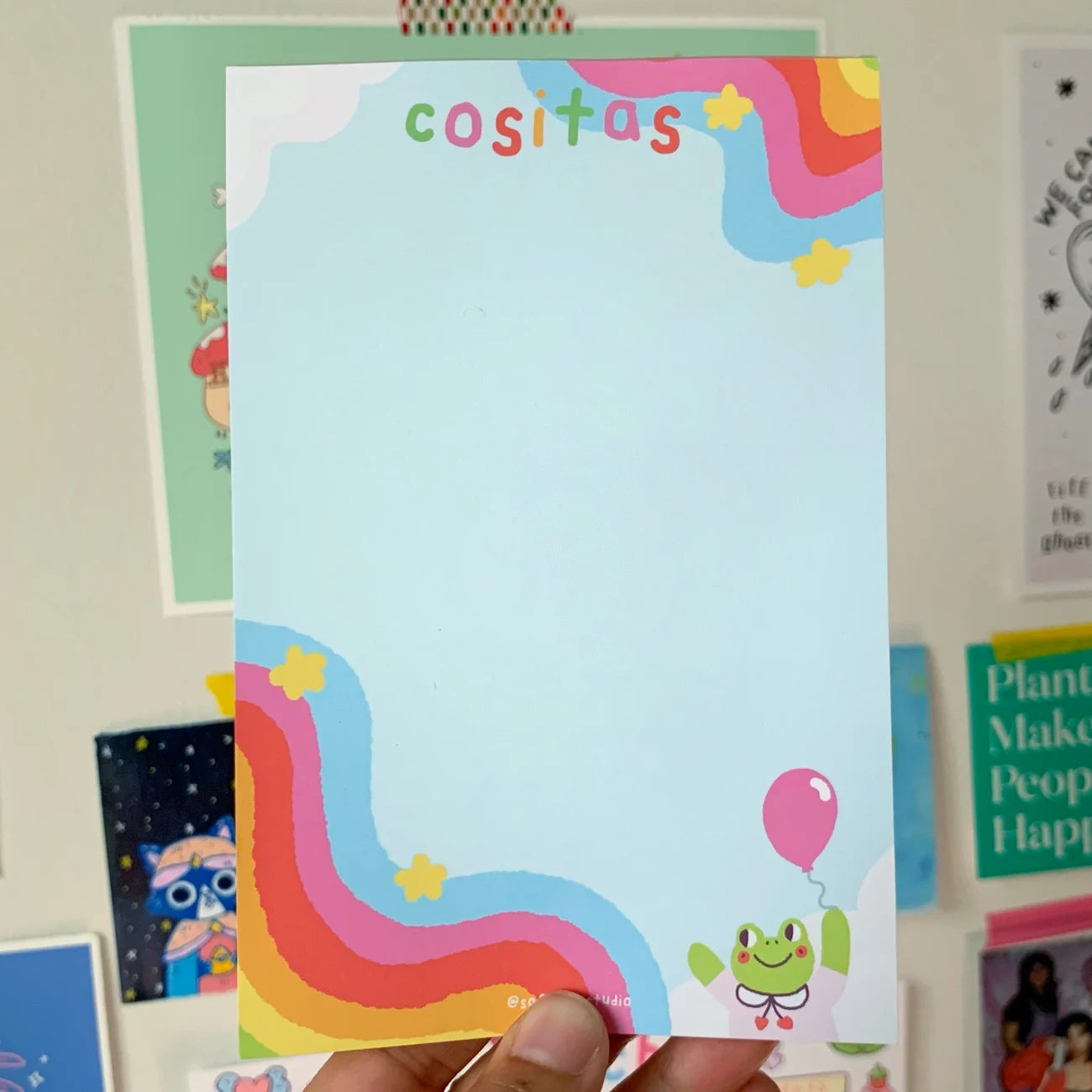 Cositas Rainbow Memopad